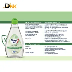 Nước Rửa Bát Denkmit Aloe Vera 500ml — Hàng Đức Chính Hãng, Dịu Nhẹ Da Tay