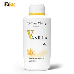 [CHÍNH HÃNG ĐỨC] Sữa tắm Bettina Barty Vanilla 500ml – Hương vani dịu nhẹ, 100% Vegan, mẫu mới 2025
