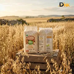 Yến Mạch dmBio Feinblatt 500g Đức | Yến Mạch Hữu Cơ Nguyên Cám | Giảm Cân Eat Clean Healthy