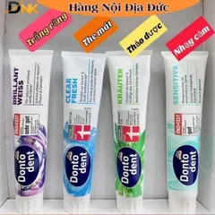 Kem Đánh Răng Dontodent Nội Địa Đức 125ml – Bảo Vệ Răng Miệng Toàn Diện, Hơi Thở Tự Tin