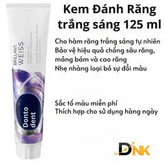 Kem Đánh Răng Dontodent Nội Địa Đức 125ml – Bảo Vệ Răng Miệng Toàn Diện, Hơi Thở Tự Tin