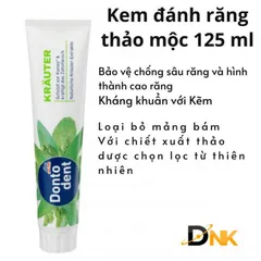 Kem Đánh Răng Dontodent Nội Địa Đức 125ml – Bảo Vệ Răng Miệng Toàn Diện, Hơi Thở Tự Tin