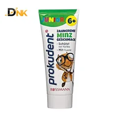 Kem đánh răng trẻ em Đức Prokudent Junior 6+ 75ml – Hương bạc hà nhẹ, ngừa sâu răng cho bé