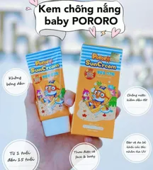Kem chống nắng Pororo Sun Cream cho bé 50ml bảo vệ da toàn diện, date 4/27 🏷️ Rẻ vô địch