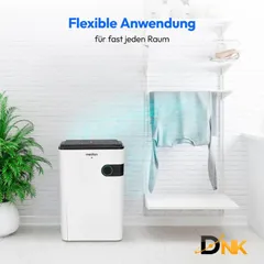 Máy hút ẩm Medion MD12044 24L chính hãng Đức – Điều khiển qua App, Bình 5L, Siêu êm 43dB