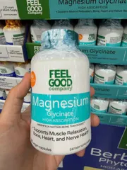 BỔ SUNG MAGIE - Feel Good Company Magnesium Glycinate – High Absorption