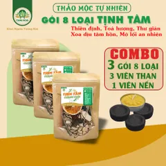Gói Xông Nhà 8 loại nhỏ Thảo Mộc Tịnh Tâm, Thanh Tịnh Tam Hoa giúp thư giãn, an nhiên, thiền định