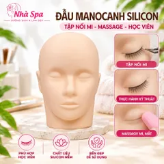 Đầu Manocanh Mềm Mại Học Nối Mi Spa