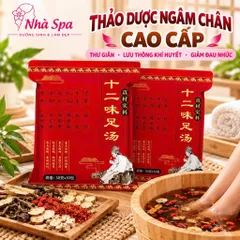 Thảo Dược Ngâm Chân, Thảo Mộc Ngâm Chân Khử Mùi Hôi, Lưu Thông Khí Huyết, Bịch 30 gói