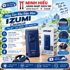 Máy Cạo Râu Điện IZUMI Cleancut Nhật Bản – Mini Cầm Tay, Gọn Nhẹ, Tiện Dụng Hằng Ngày