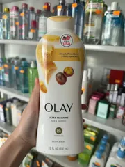 Sữa Tắm Olay Ultra Moisture Shea Butter Dưỡng Ẩm Mịn Da 650ml ⚡ Giá Sốc Chỉ Có Tại Đây