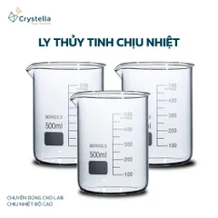 Cốc thủy tinh thí nghiệm chịu nhiệt 500ml