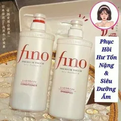 Set gội xả Shiseido Fino Premium Touch 550ml phục hồi tóc hư tổn siêu mượt 🏷️ Giá sốc cực rẻ
