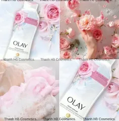 Sữa tắm Olay Fresh Outlast Rose Water & Sweet Nectar dưỡng ẩm da 650ml 🏷️ Giá rẻ nhất!