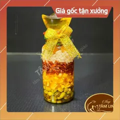 Chai ngũ cốc phong thuỷ của ăn của để bày ban thờ MAY MẮN LẮM TẶNG CON RÙA VÀNG 840431