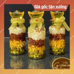 Chai ngũ cốc phong thuỷ của ăn của để bày ban thờ MAY MẮN LẮM TẶNG CON RÙA VÀNG 840431