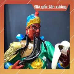 Tượng Quan Công , Quan Thánh Đọc Sách 30cm nhựa composite có hoả tốc 840432