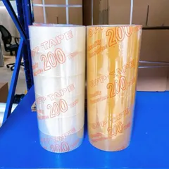 Băng keo trong, đục 200 yard 1.6kg lõi giấy mỏng 5li 1 cây gồm 6 cuộn CÓ HOA TOC L62 840445
