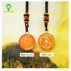 GIEO DUYÊN 10 Dây Chuyền Chú Lăng Nghiêm Và Chú Lục Tự Đại Minh [In Rõ Chữ] Mặt Dây 2.7cm - Mang Lại Bình An 840447
