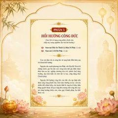 Bộ 2 Tờ Nghi Thức Trì Tụng Kinh Đại Thừa Tại Gia – Hướng Dẫn 6 Bước, 4 Mặt, Khổ 25x30 840470