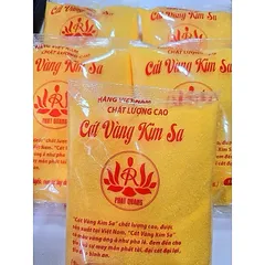 Cát Kim Sa Vàng Đặt Lư Hương Thờ Cúng Loại 500 gram , Loại 1000 gram CÓ BỊCH CHO KHÁCH LỰA TRẰNG VÀNG 840478