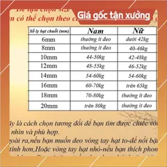 Vòng tay chuỗi gỗ quỷ kiến sầu-nhiều cỡ ly đẹp