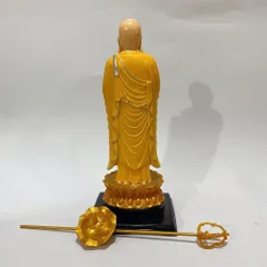 Tượng Địa Tạng Vương Bồ Tát Đứng Cao 30cm Nhiều Màu Bằng Composite 840509
