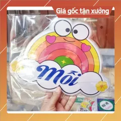 Tờ Khẩu hiệu trang trí trong lớp học Mỗi ngày đến trường là một ngày vui  Cỡ A4. CÓ NAM CHÂM 840511