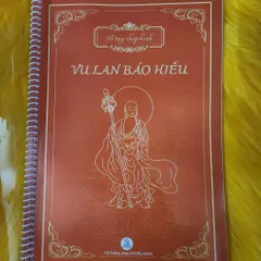 Sổ TAY Chép Kinh Vu Lan Báo Hiếu chữ mờ A4, A5 LÒ XO (TẶNG VIẾT) 840521