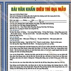 TO95 - Tờ Chú Hồi Hướng bằng giấy, IN 2 MẶ ÉP PLASTICS NHIỀU CỠ