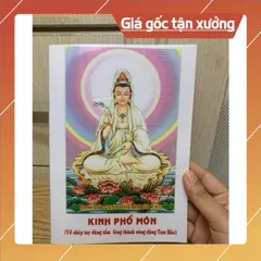 Vở chép kinh Phổ Môn TRẮNG TRƠN TẶNG