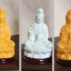 Tượng ngài Quan Thế Âm Bồ Tát cao 5.5cm có 7 màu cực đẹp 840551
