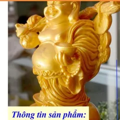 Tượng ngài Di Lặc Bồ Tát cầm hồ lô cao 13cm-nhiều mẫu cực đẹp 840578