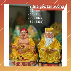 Bộ Thần Tài _ Thổ Địa ngồi thỏi vàng 840603