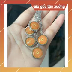 DÂY CHUYỀN CHÚ LĂNG NGHIÊM TITAN ĐÍNH ĐÁ(mặt dây 1.4cm) 840600