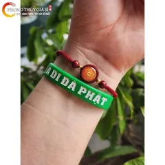 Vòng Tay Chusa Thần Chú Lăng Nghiêm Chỉ Đỏ 2 mặt lăng nghiêm hoặc lăng nghiêm, lục tự - Pháp Bảo Mật Tông Tây Tạng 840606