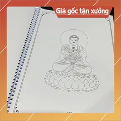VỞ TÔ TRANH HÌNH ĐỨC PHẬT, BỒ TÁT A4 (TẶNG KÈM VIẾT) 840653