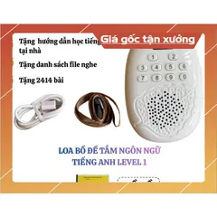 LOA BỒ ĐỀ ( Level 1) - Tắm ngôn ngữ tiếng Anh cho bé CAO CẤP 840674