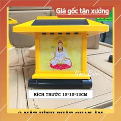 Máy Niệm Phật Năng Lượng Mặt Trời Ngôi Nhà, Có Đèn sáng ban đêm chuyên đọc tụng địa tạng 840678