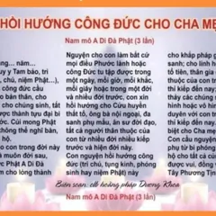 COMBO 3 Tờ Hồi Hướng Công Đức Đọc Cùng Với Chú Đại Bi, Chú Dược Sư, sám hối 6 căn 840688