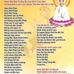 TO62 - Kinh Phật Quan Âm Cứu Khổ Cầu Mẹ Quan Âm Từ Bi Che Chở Cứu Khổ Cứu Nạn NHIỀU MẪU 840724