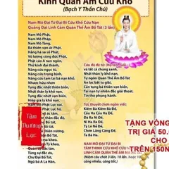 TO62 - Kinh Phật Quan Âm Cứu Khổ Cầu Mẹ Quan Âm Từ Bi Che Chở Cứu Khổ Cứu Nạn NHIỀU MẪU 840724