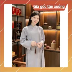 Áo Tràng Phật Tử - Vải kate cao cấp  mềm - dành cho nam và nữ đều măc được có hoả tốc 840737