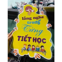 2 Set tranh khẩu hiệu a3. Ép plastic bền đẹp Trang trí lớp học MẤM NON, TIỂU HỌC 840743