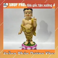 Tượng Đản Sanh Cao 24cm Đứng Nhiều Màu cực đẹp 840755