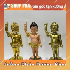 Tượng Đản Sanh Cao 24cm Đứng Nhiều Màu cực đẹp 840755