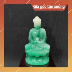 Tượng Đức Phật A Di Đà Cao 11cm Tay Cầm Ngọc  nhiều màu CAO CẤP 840762
