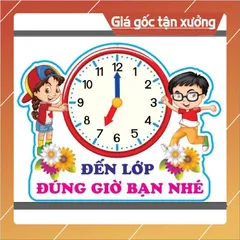 Tờ giấy Các góc-nhắc nhở trang  trí lớp tiểu học ép plastic sẵn băng keo đính tường cao 40cm