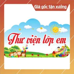 Tờ giấy Các góc-nhắc nhở trang  trí lớp tiểu học ép plastic sẵn băng keo đính tường cao 40cm