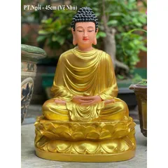 TƯỢNG PHẬT BỔN SƯ THÍCH CA MÂU NI 45CM COMPOSITE VẺ MÀU 840782